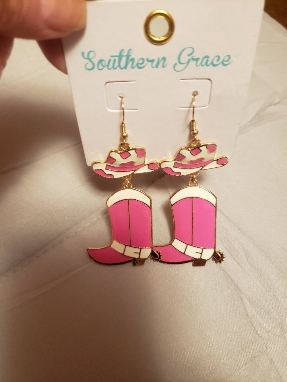 Southern Grace Cowgirl Earrings.
